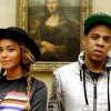 Beyonce and Jay Z in front of the Mona Lisa at the Louvre