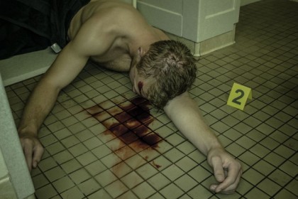 Connor Bailey imagines his death by falling in a shower