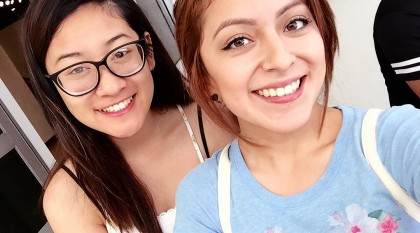 Janelle Reyes & Lizbeth Rangel at the School of Art, Art Gallery Complex, California State University Long Beach, College of the Arts